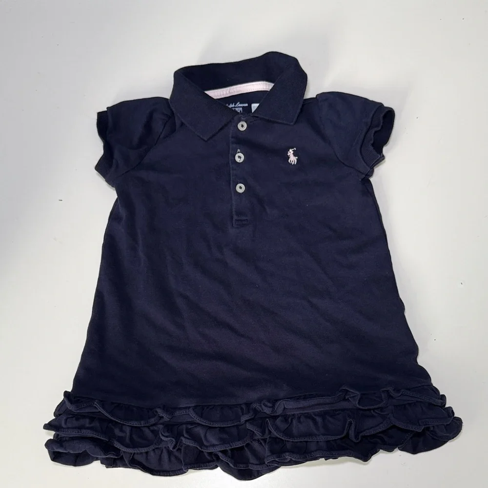 Polo Ralph Lauren Kids Dress Ruffled Size 24m Baby Girl